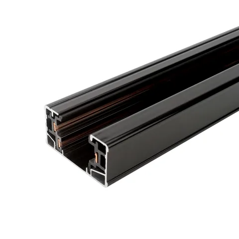 F0350 3 Wires Single Circuit Lighting Track System (JHT-F0350) — aluminium housing, white or black, CE / RoHS / TUV