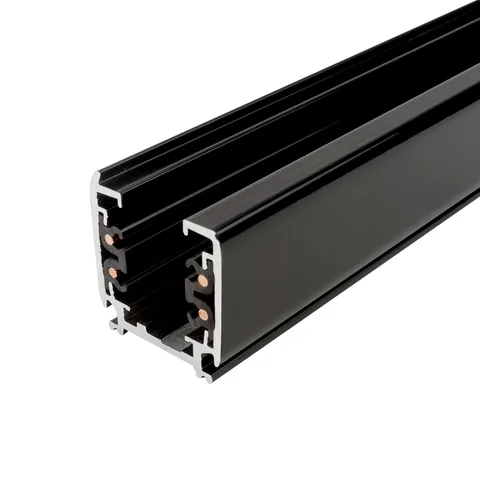F0440 4 Wires 3 Circuits Lighting Track System (JHT-F0440) — aluminium housing, white or black, CE / RoHS / TUV