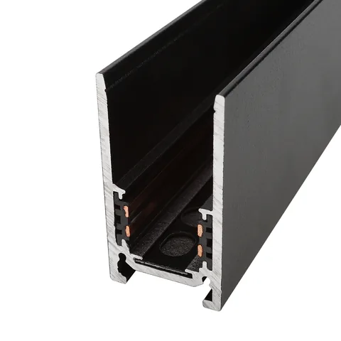 M0120 48V Magnetic Lighting Track System (JHT-M0120) — aluminium housing, white or black, CE / RoHS / TUV